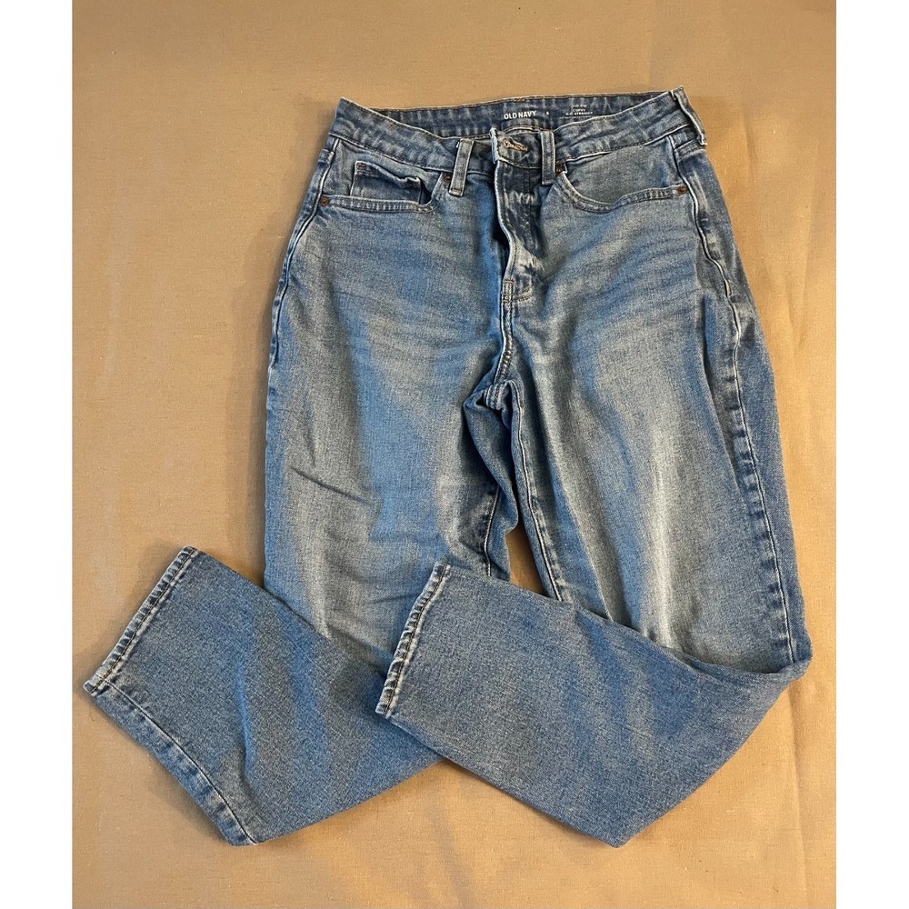 Old Navy Jeans Women's Size 6 Blue High-Rise Curvy O.G. Straight